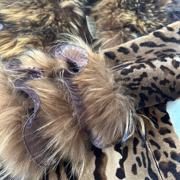 Leopard coat NWT jacket CACHE’. LUXE - Picture 9 of 11